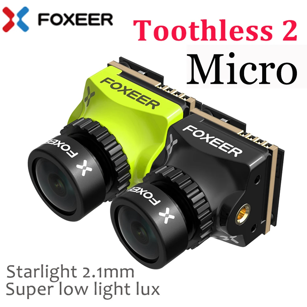 Foxeer Беззубик 2 Mini/Micro/Nano CMOS 1/2 1200TVL PAL/NTSC 4:3 16:9 FPV OSD камера естественное изображение