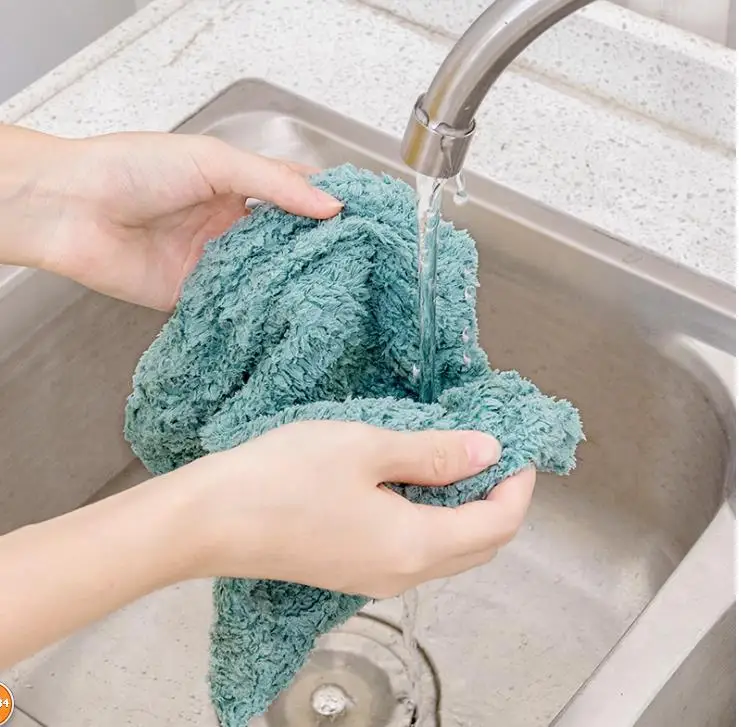 Фланелевая швабра многоразовая впитывающая Швабра сплошного цвета инструмент