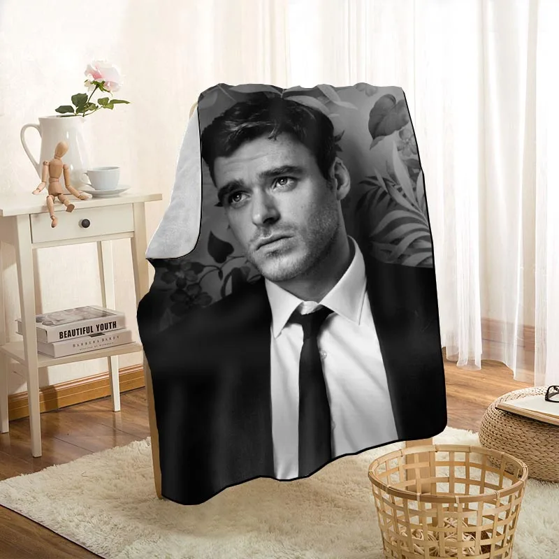 Современное популярное одеяло Ричард Мэдден для дивана/кровати/автомобиля