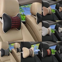 85 hot sales creative 3d bone shaped stuffed car neck headrest pillow soft cushion gift