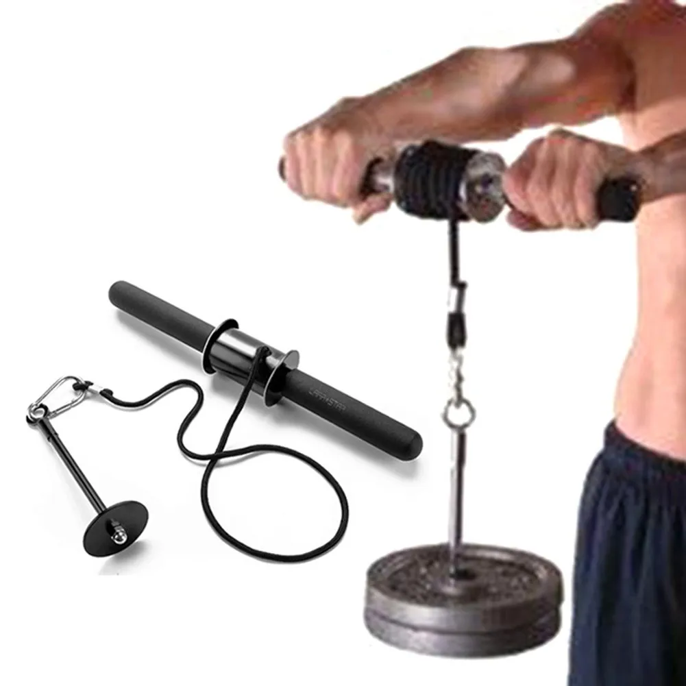 

Forearm Wrist Blaster Roller Trainer Weight Lifting Bearing Rope Arms Triceps Power Strength Training Gmy Fitness Equipment