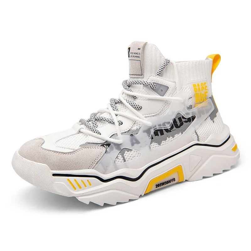 

2021 Summer Men's Shoes Trendy All-Matching High-Top Daddy Shoes INS Sports and Leisure Running Shoes