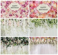 yeele flower bloom floral wreath baby shower birthday backdrop wedding photography background photo studio vinyl photozone props