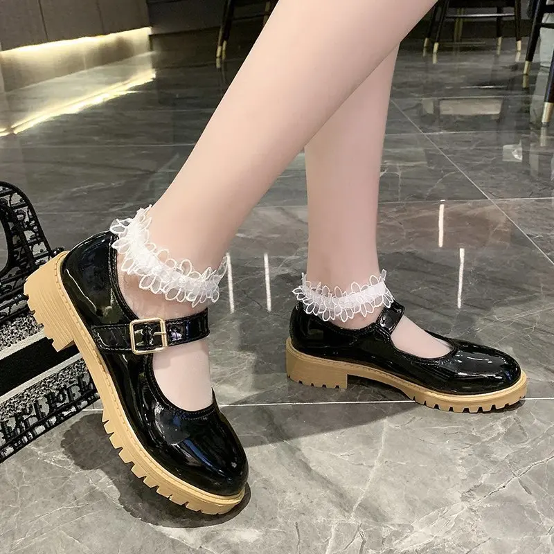 Туфли женские кожаные Классические лоферы плоская подошва повседневная обувь