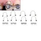 10 детской стоматологической ортодонтической одинарной внутренней зубной пружины из нержавеющей стали