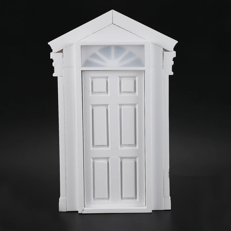 Модный винтажный кукольный домик 1:12 миниатюрное украшение Современная Белая