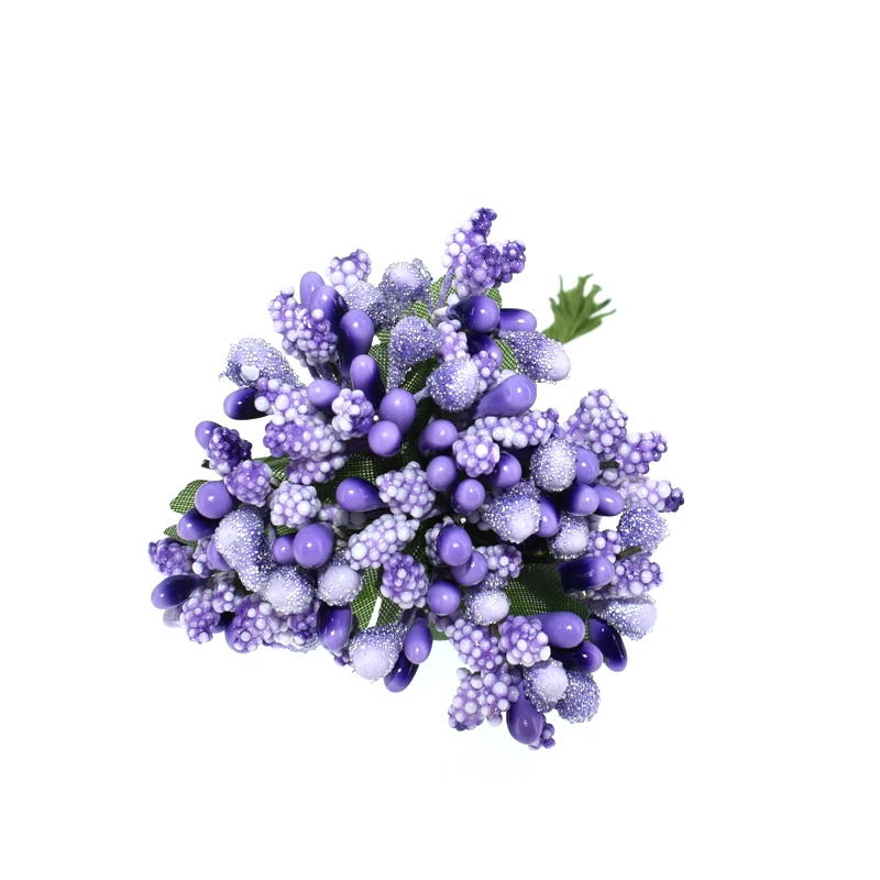 

12pcs 2.5cm Small Silk Artificial Flower For Wedding Party Home Decoration DIY Accessories Stamen Fake Flowers