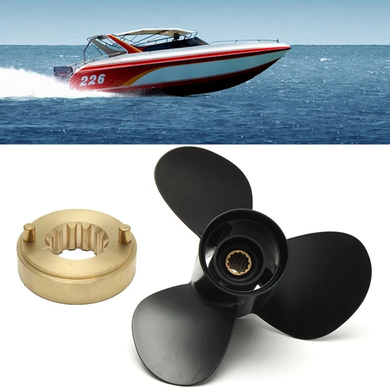 48-816702A40 МОРСКОЙ лодочный подвесной пропеллер 10 3/4x12 для Mercury 25-70HP 13 Spline Tooth 3 лезвия
