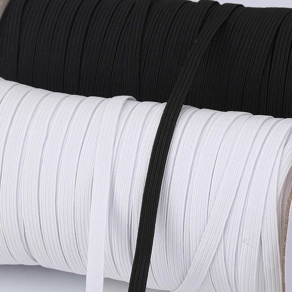 

160yard Elastic Band Sewing Accessory Flat Knitted Elastic Craft for Clothing DIYElastic Band