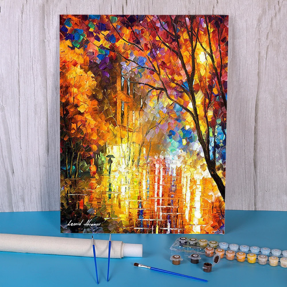 

Набор для рисования по номерам на холсте, 50 Х70 цветов