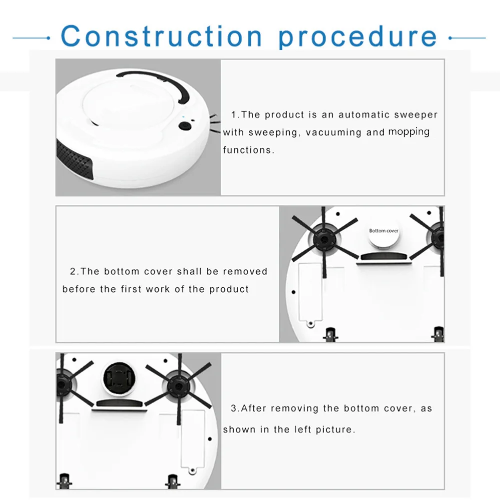 Умный робот пылесос 3 в 1 с функцией сухой и влажной уборки|Швабры ручным отжимом| |