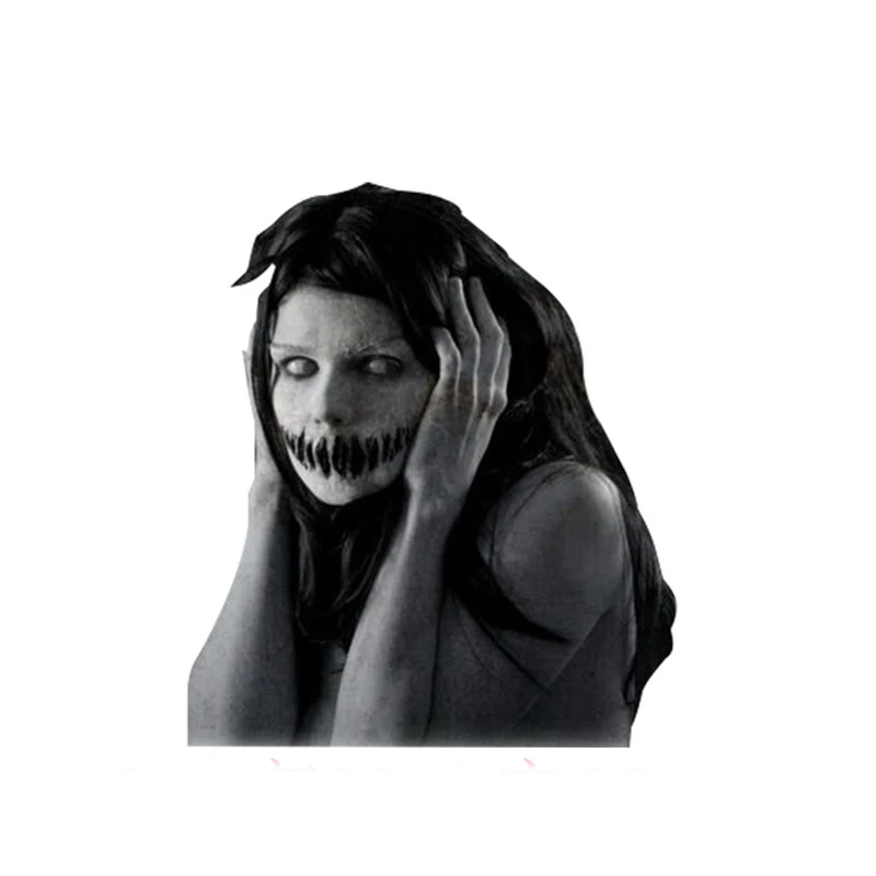 DIY светоотражающий страшный ужас лицо Призрак Декор автомобиля задние наклейки