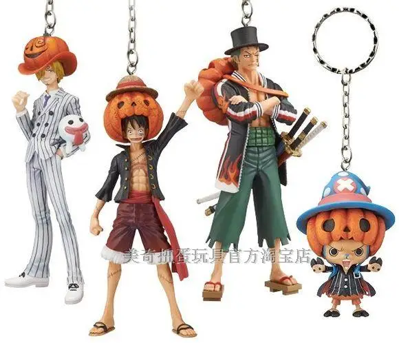 Фигурка героя из аниме BANDAI One Piece подлинные украшения Хэллоуин чоппер Sanji Roronoa