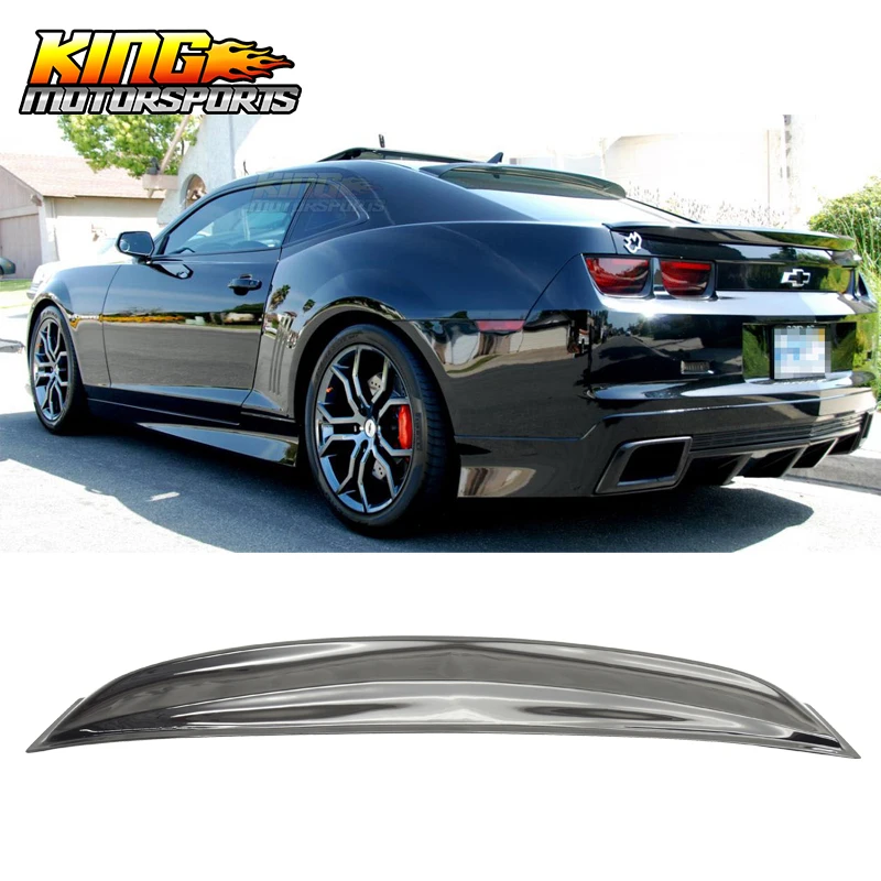 Подходит для 10 15 Chevrolet Camaro задний спойлер на крышу крылья g стиль акриловый темный