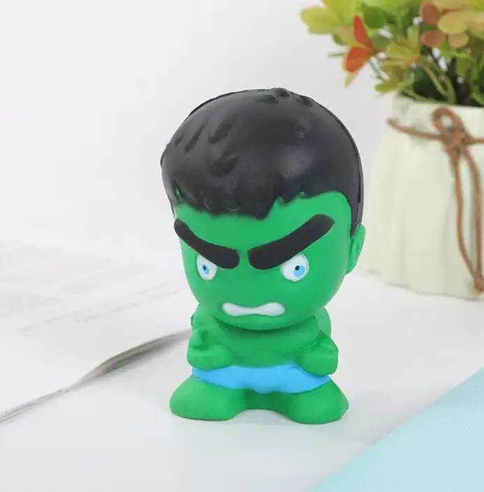 Игрушка Марвел супер медленно распрямляющийся мягкий фигурка железного человека Человек-паук танос сжимающиеся болотного цвета игрушка Kawaii сжимаемые игрушки для снятия стресса - Цвет: 6