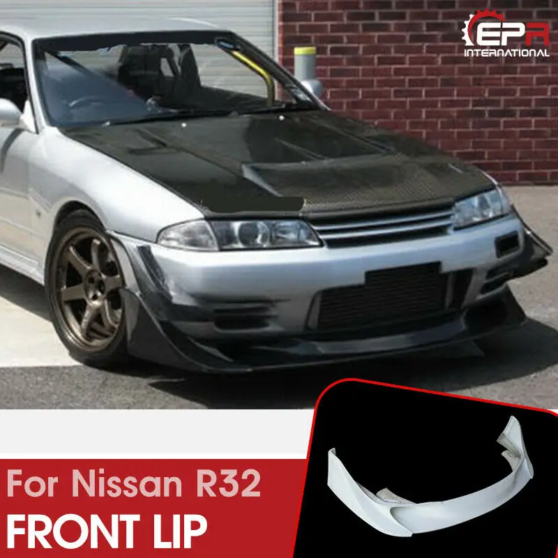 Для Nissan Skyline R32 GTR TBO Style FRP передний бампер для губ внешние аксессуары автомобиля