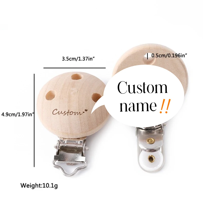 Mamihome 20 шт. Детские деревянный Прорезыватель для зубов с клипсой DIY Уход за