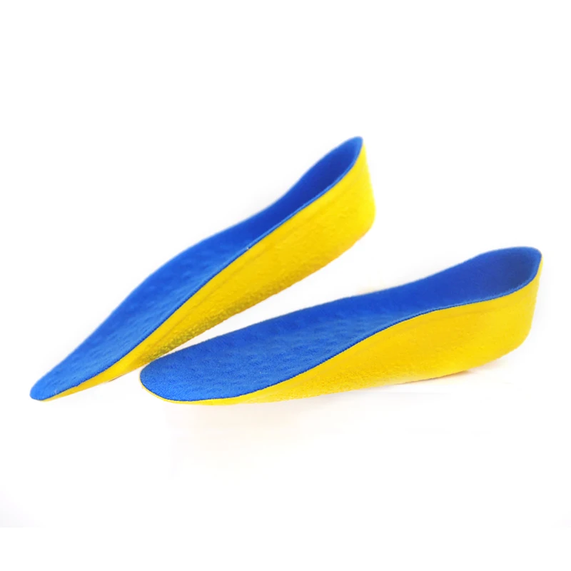 Незаметные 2 см пятки подъемник секретный Рост Увеличение половины стельки в