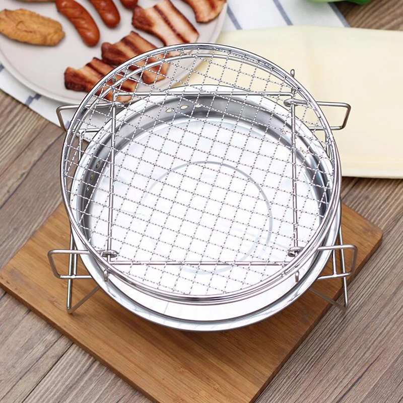 

Stainless Steel BBQ Grill Vouwen Draagbare Houtskool Outdoor Camping Patio Barbecue Kachel Kookgerei BBQ Gereedschap Accessoires