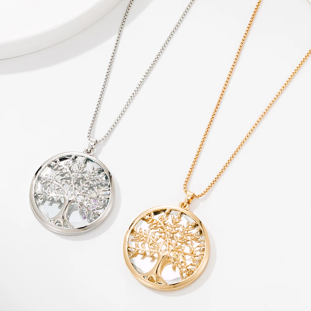 2019 Новое поступление винтажное женское ожерелье с подвеской большое круглое