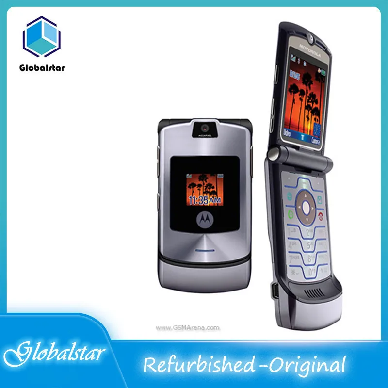 Motorola RAZR V3i Восстановленный-оригинальный телефон с экраном 2 дюйма 1 23 МП