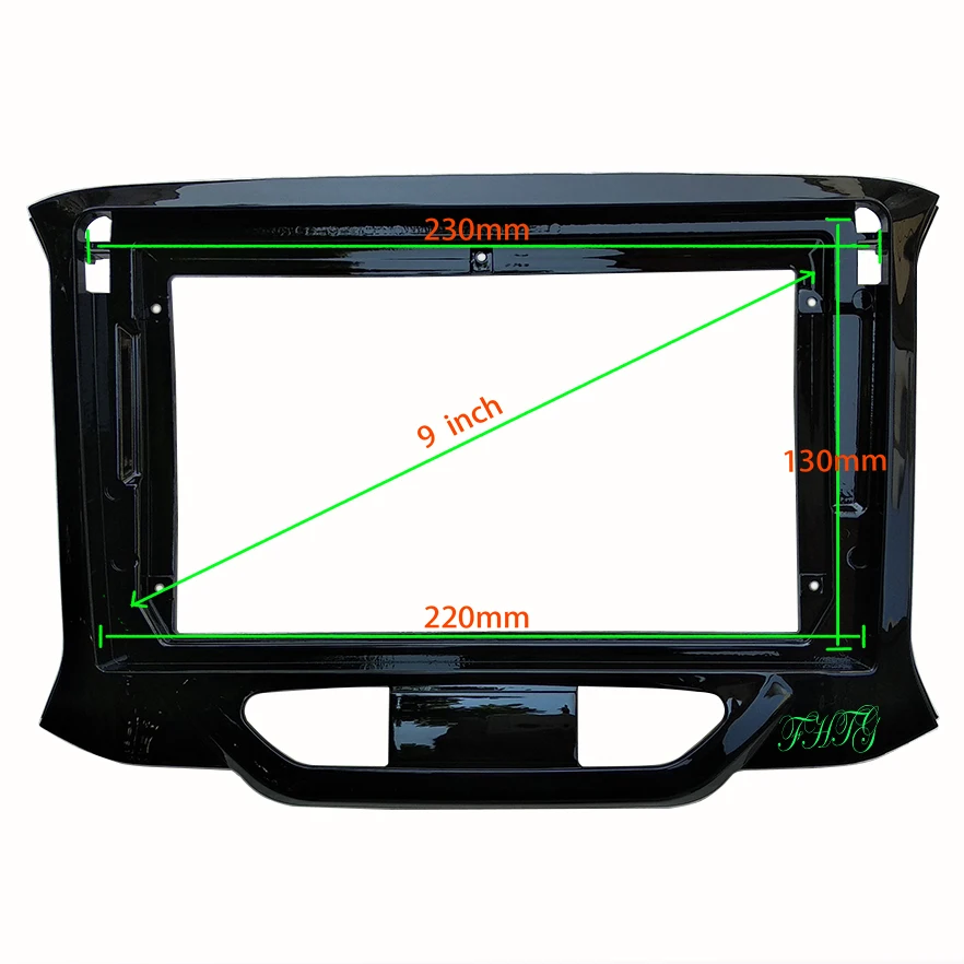 Автомобильная аудиорамка 9 дюймов автомобильная dvd пластиковая рамка Fascia gps