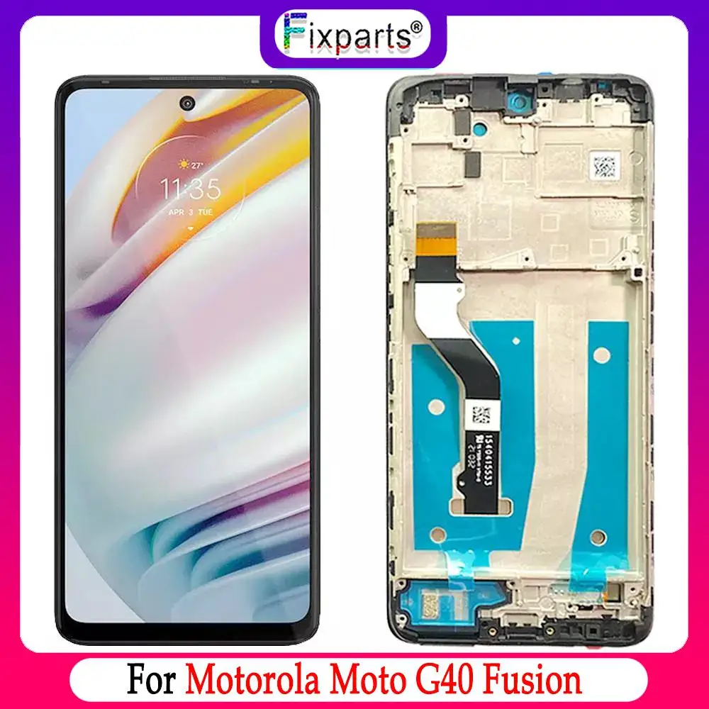

Оригинальный ЖК-дисплей 6,8 дюйма для Motorola Moto G40 Fusion и ремонтный сенсорный экран для Motorola Moto G60 PANV0001IN LCD