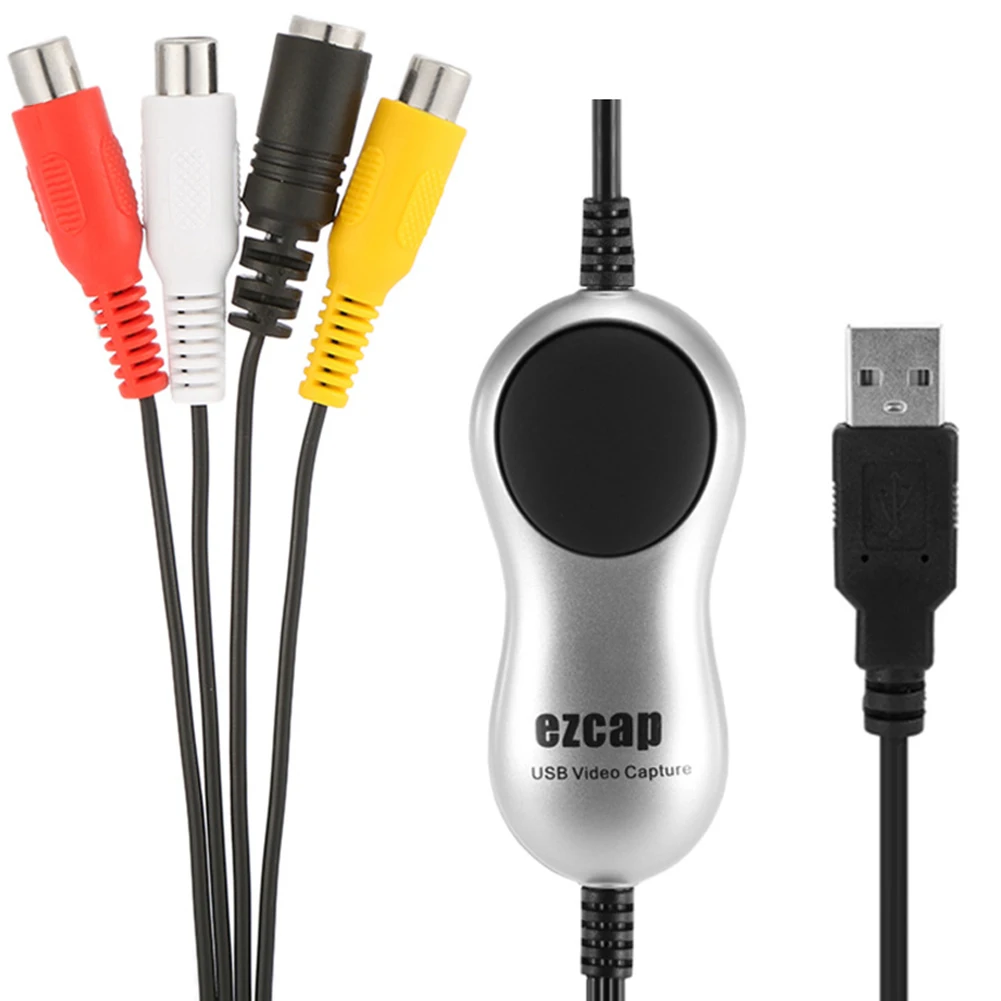 Конвертер цифровой USB интерфейс с кабелем AV аудио прочный захват аналогового