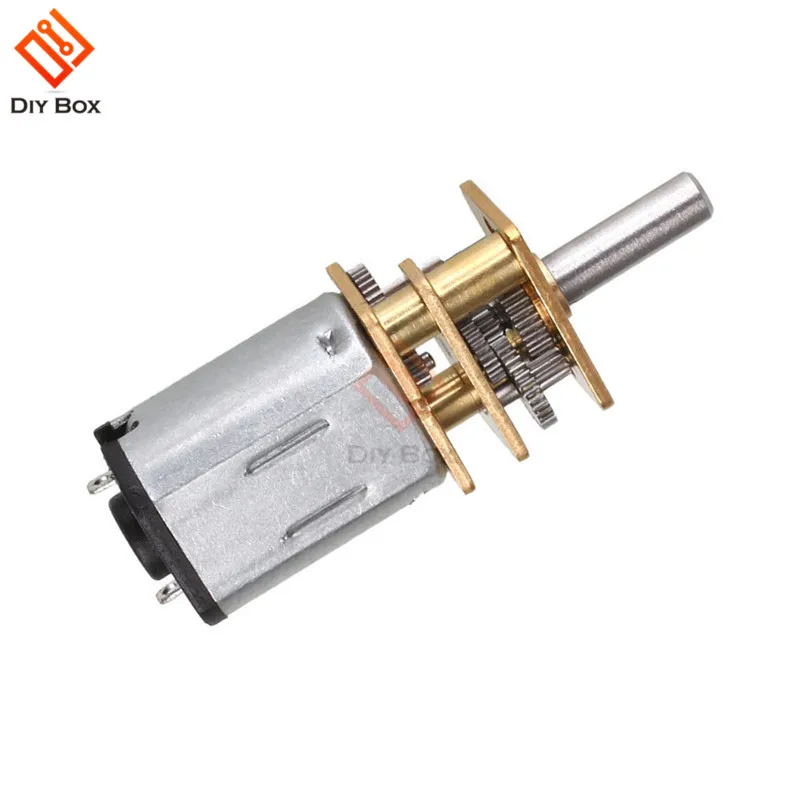 

NEW N20 Mini Metal Gear Motor 100RPM 300RPM 600RPM Micro Speed Reduction Gear Motor DC 3V 6V 12V Metal Gear Motor