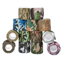 4 6m hunt disguise elastoplast camouflage elastic wrap tape self adhesive sports protector ankle knee finger arm bandage