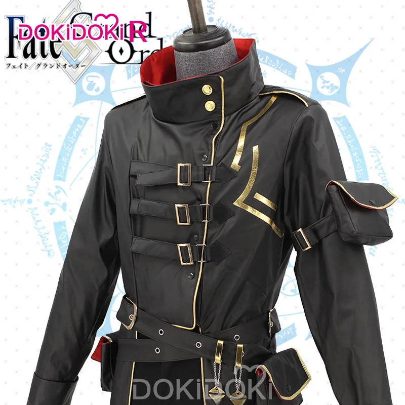 DokiDoki-R Fate Gilgamesh косплей игра Fate Косплей Gilgamesh черный мужской костюм на Хэллоуин