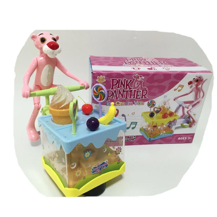 Новая электрическая Люминесцентная Розовая пантера мороженое автомобиль