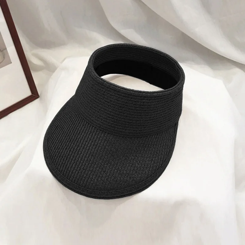 Шляпа Соломенная женская с резинкой винтажная шляпа широкими полями из атласа