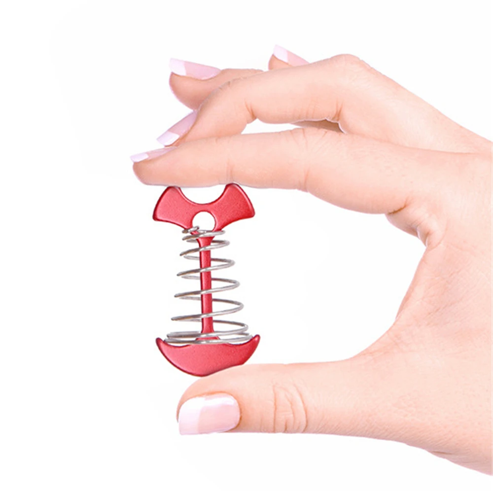 

2 Pcs Fish-shaped Buckle Ground Sheet Stakes Tent Accessories Ground Nail Ground Support Tent Stakes Pegs Floor Nail Hook