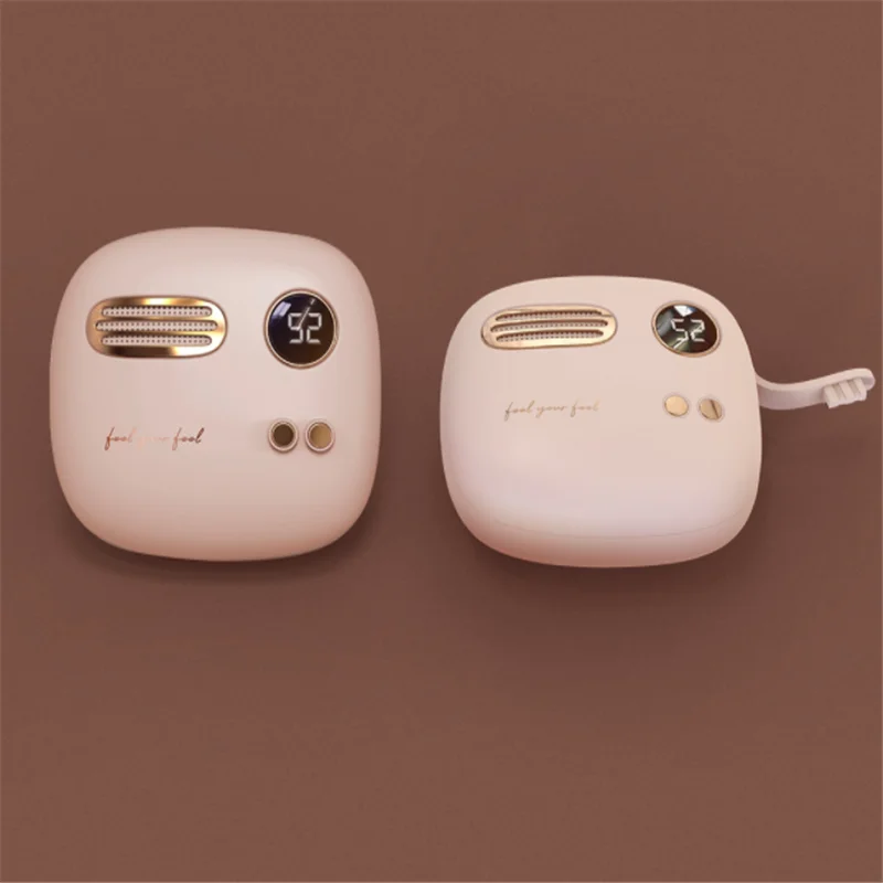 Внешний аккумулятор Xiaomi в стиле ретро с функцией подогрева рук 5000 мАч цифровой