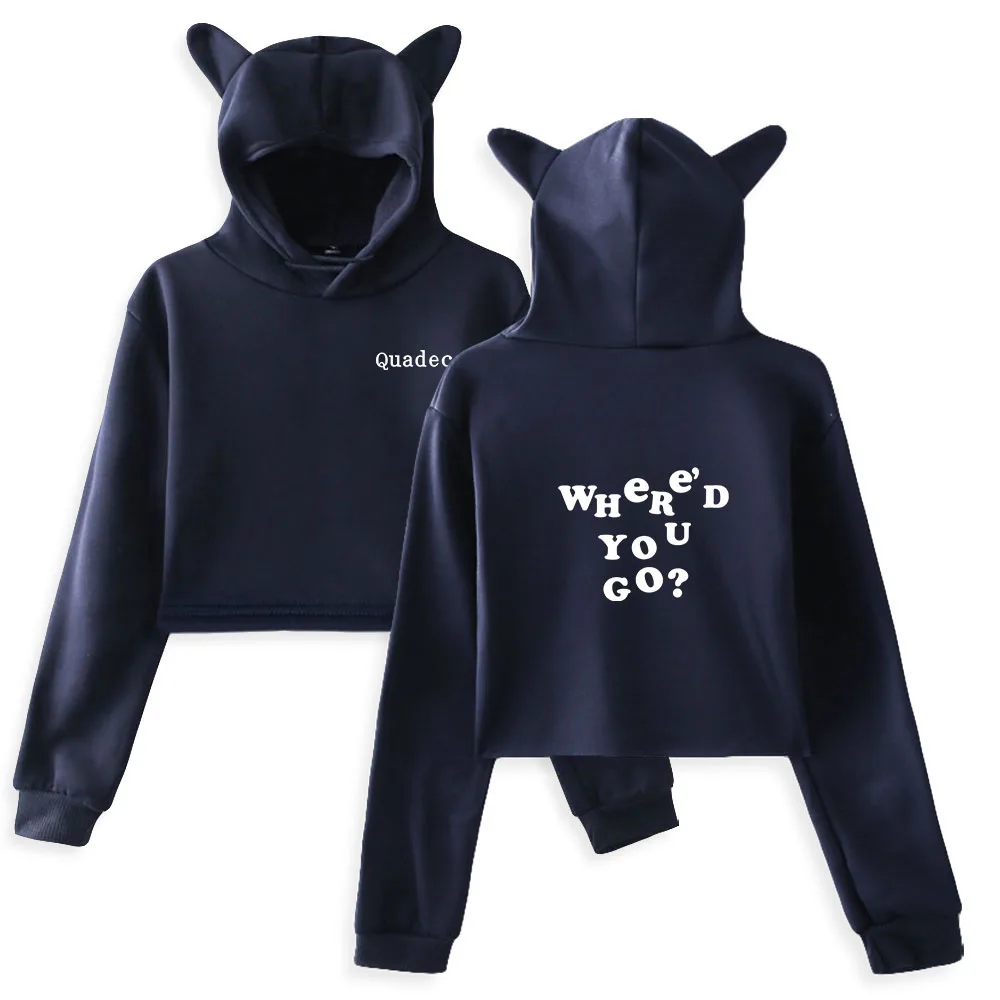 

WAWNI Quadeca Cat Ear Hoodie Woman Casual Printed Cotton Hoodies Streetwear Accessories Leisure Hooded New Tops 2021 Hoody