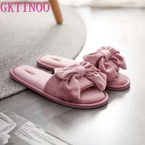 Женские домашние тапочки GKTINOO, милые, летние, тапки для дома помещений
