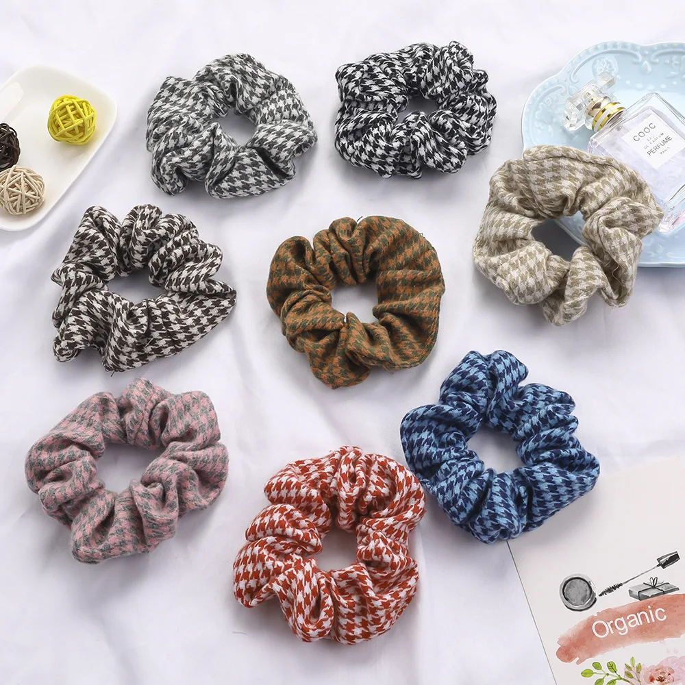 Корейские красочные хлопковые кольца для большого кишечника тканевые