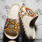 Дизайнерские Канье Уэста для мужчин и женщин, модная летняя обувь из пенопласта, Повседневные тапочки-слайды, пляжная обувь из ЭВА, Размеры 35-46, 2022