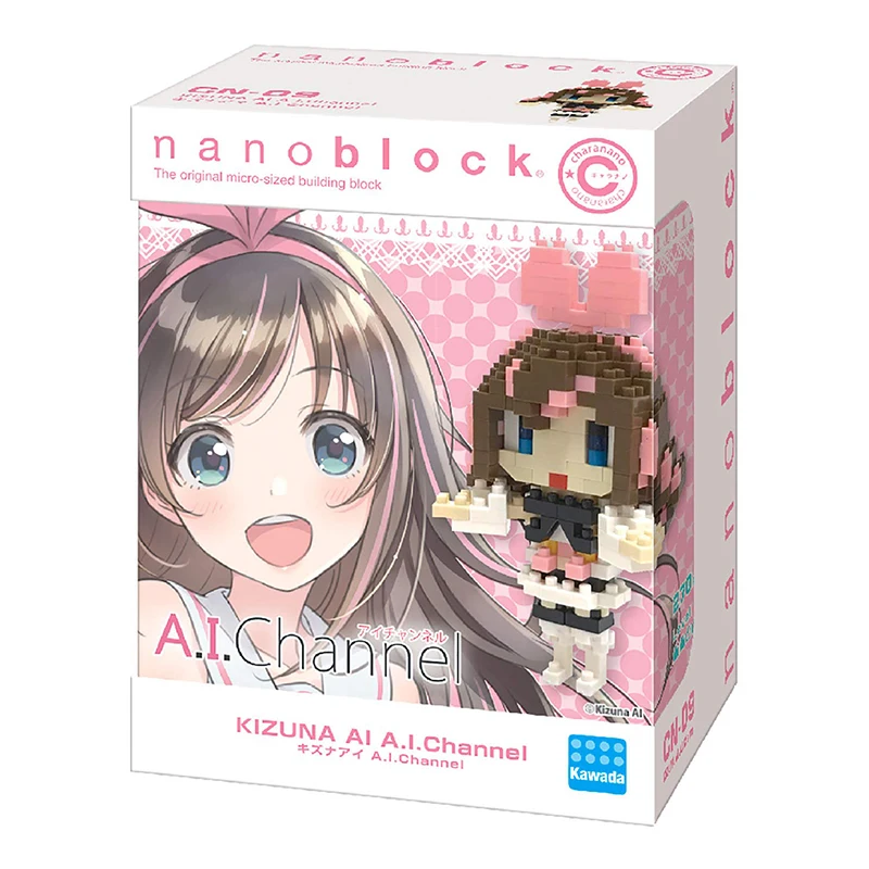 Nanoblock персонаж Kizuna Eye A.I.Channel CN-09 строительные блоки с бриллиантами креативные