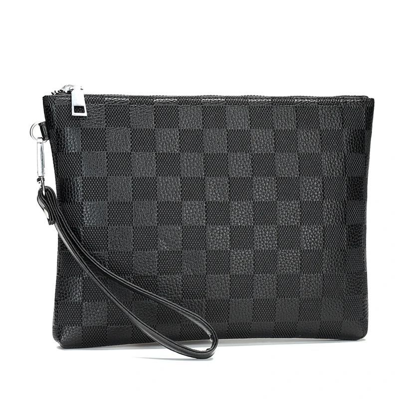 

2021 New Design Men's Day Clutch Soft Envelop Bag Big Capacity Handbag Business Messenger Bag Male Travel Bag Casual Tote