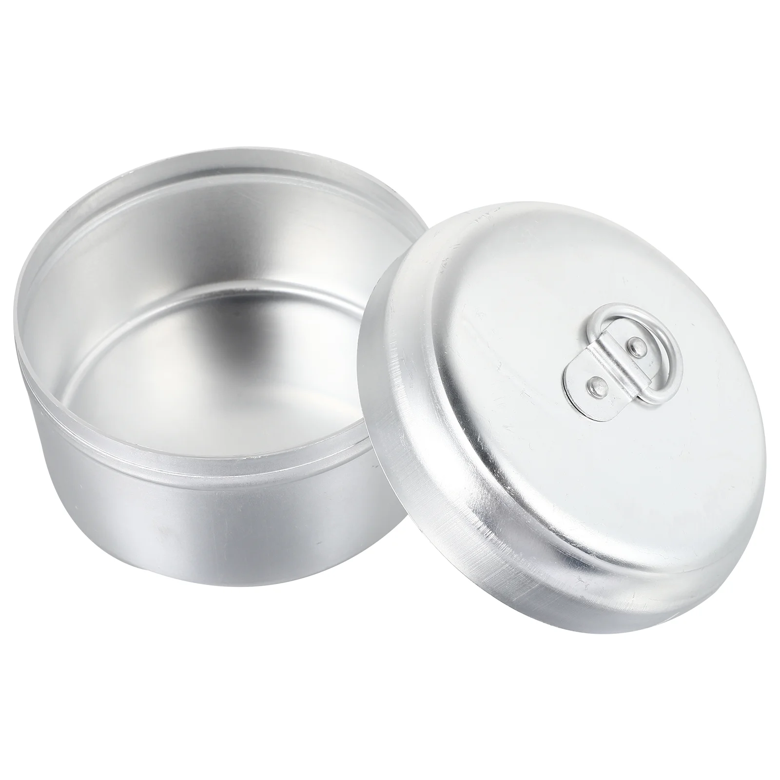 

1 шт. портативный пищевой контейнер для путешествий на открытом воздухе, кемпинга, пикника, коробка Bento (Серебристая)