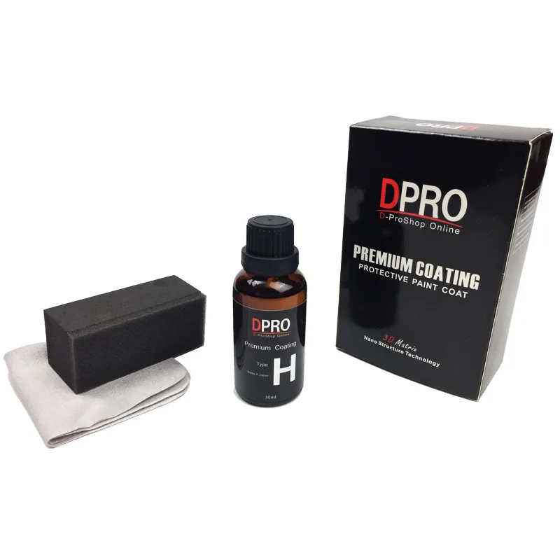 Керамическое покрытие для автомобиля 9H жидкое гидрофобное защиты краски от