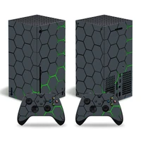 honeycomb style skin sticker decal cover for xbox series x console and 2 controllers xbox series x skin sticker viny 1