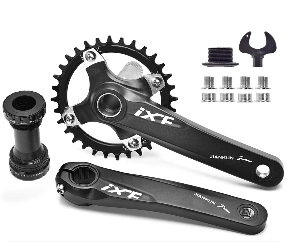 IXF велосипедный комплект кривошипов 104 BCD CNC Untralight Кривошип MTB/дорожный велосипед с