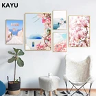 Спальный Декор мама Mia для колледжа, Санторини, греческий остров, постер для путешествий, Минималистичная Настенная картина на холсте, летние греческие принты