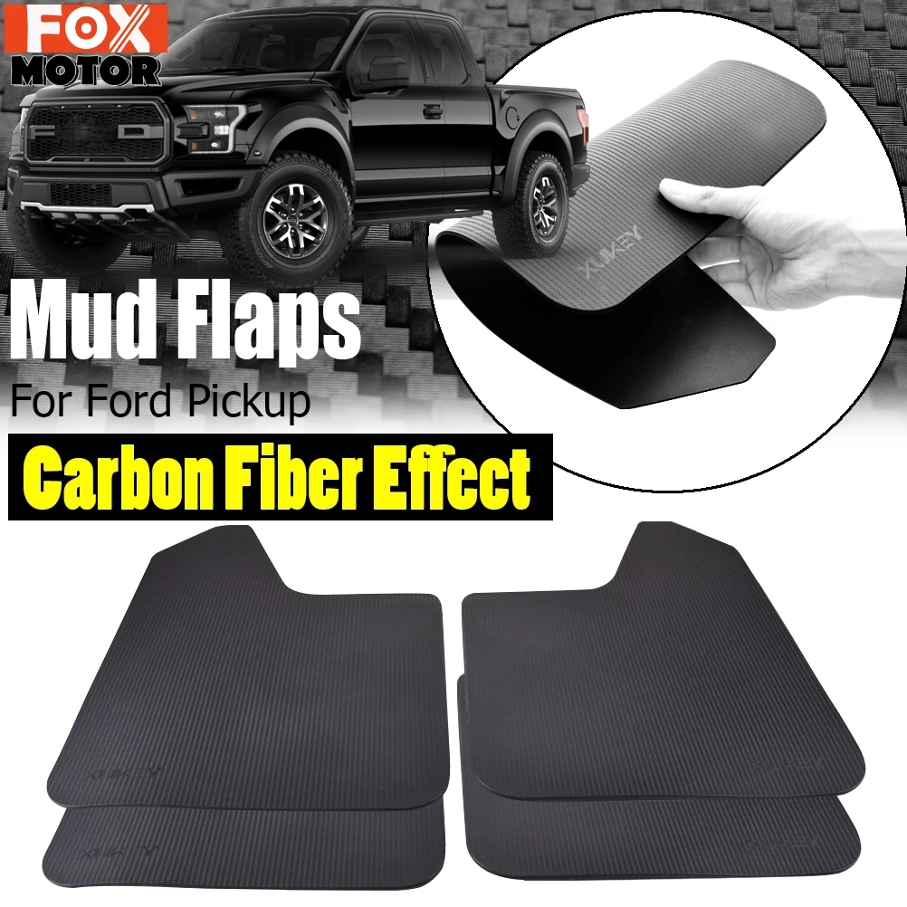 4x Брызговики для Ford F150 F 150 F250 Raptor Ranger T6 T7 XLT PX Wildtrak Everest Mazda BT 50|Грязезащита| |