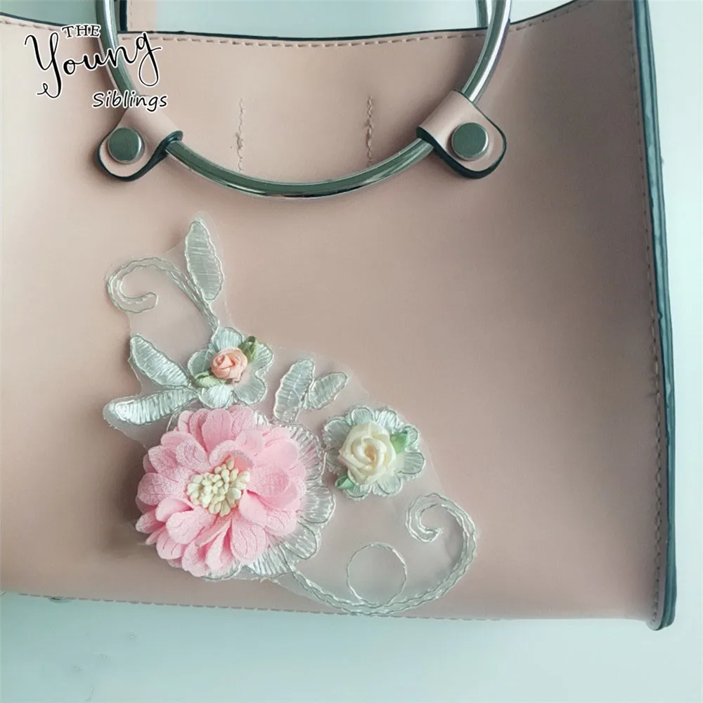 Искусственная отделка вышивка своими руками вырез аппликация для одежды швейные