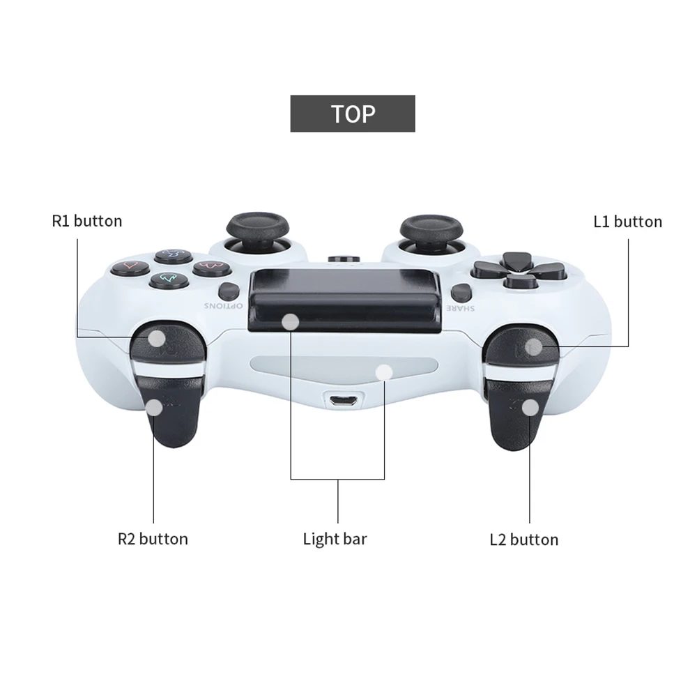 

Wireless Bluetooth Game Controller For PS4 Wired USB Joystick for Android PC Steam for Playstation4 Console Ps3 Controle Gamepad