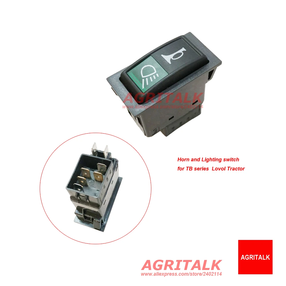 Переключатель светильник и звука Для Трактор Foton Lovol TB504, номер детали: